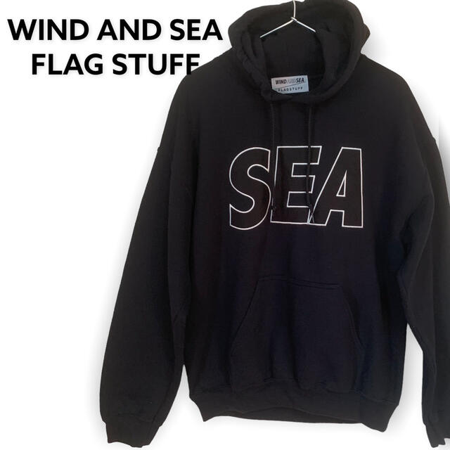 WIND AND SEA× FLAG STUFFコラボパーカー-