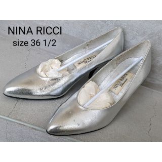 ニナリッチ(NINA RICCI)のNINA RICCIニナリッチ　シルバーパンプス size36 1/2(ハイヒール/パンプス)