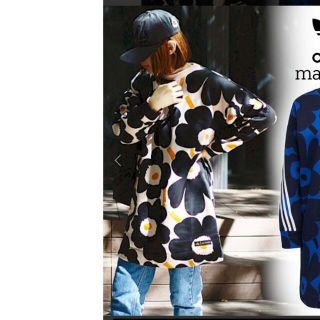 マリメッコ(marimekko)のmarimekko　ワンピース　adidas　マリメッコ　M スカート(その他)