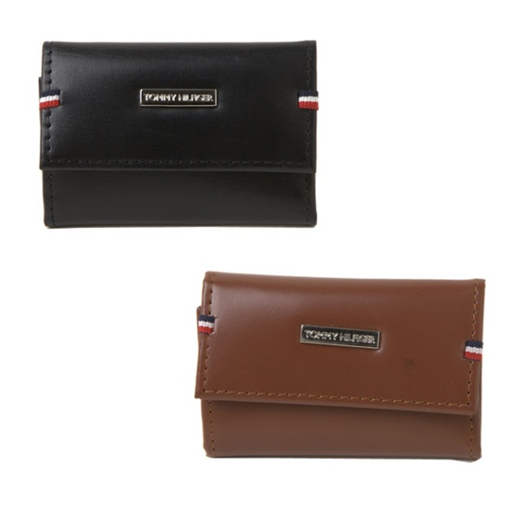 TOMMY HILFIGER(トミーヒルフィガー)のトミーヒルフィガー 専属BOX付き キーケース 31tl17x011 BLACK メンズのファッション小物(キーケース)の商品写真