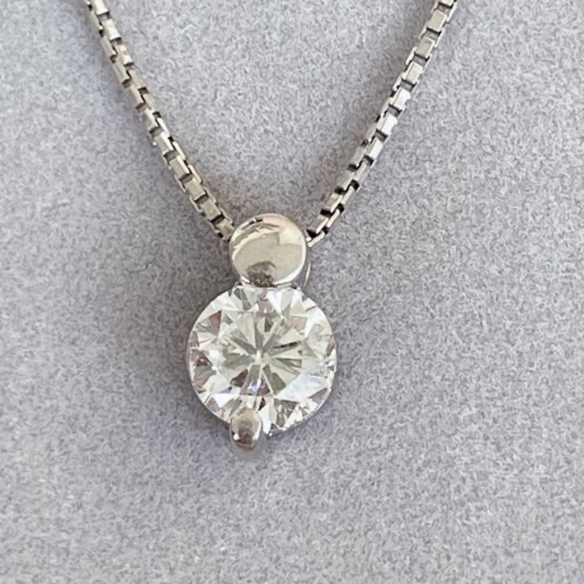 桜瑪瑙 【新品】ダイヤモンド ネックレス 一粒 0.24ct プラチナ