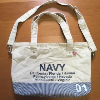 NAVY 2way トートバッグ(トートバッグ)