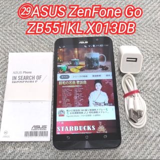 エイスース(ASUS)の■訳あり品■29■ASUS ZenFone Go ZB551KL X013(スマートフォン本体)