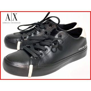 アルマーニエクスチェンジ(ARMANI EXCHANGE)のアルマーニ エクスチェンジ 6≒24.5cm スニーカー 黒 D1(スニーカー)