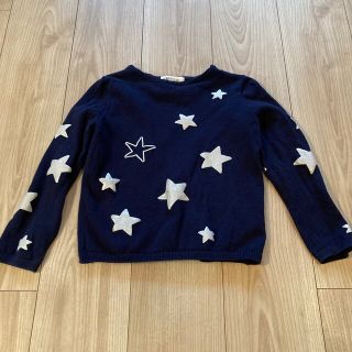 エイチアンドエム(H&M)のH&M 星柄　セーター　110cm(ニット)