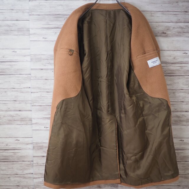 YAECA(ヤエカ)のYAECA STUDY 13AW Chester Coat -Camel メンズのジャケット/アウター(チェスターコート)の商品写真