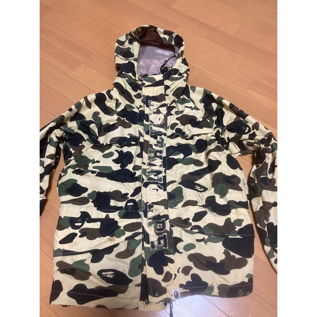 A BATHING APE 1STイエローカモスノボジャケット木村拓哉さん着用 