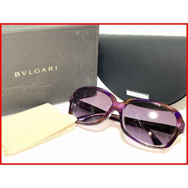 BVLGARI(ブルガリ)のBVLGARI ブルガリ サングラス ロゴ ストーン 箱・ケース 11.14 レディースのファッション小物(サングラス/メガネ)の商品写真