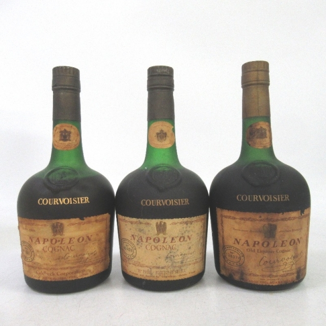 未開封☆COURVOISIER【クルボアジェ】 ナポレオン 旧 3本セット 700ml