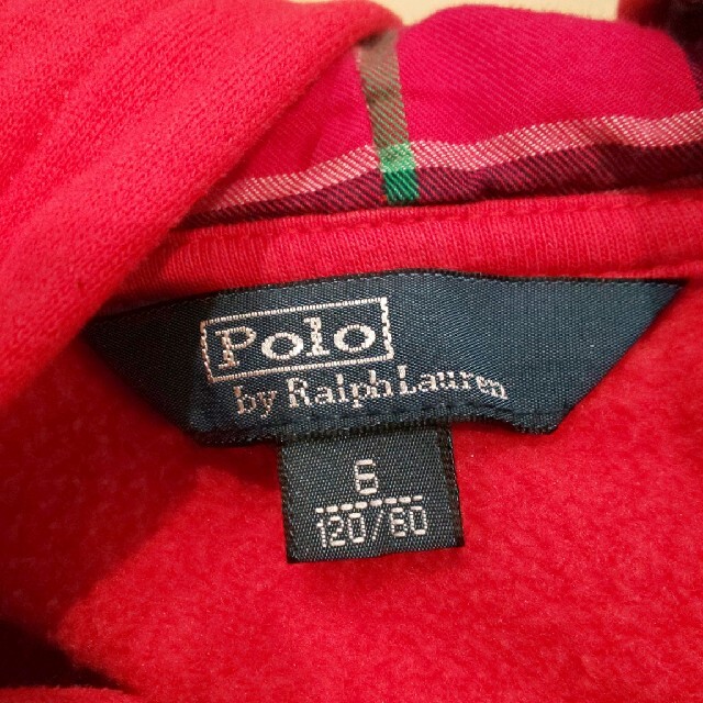 Ralph Lauren(ラルフローレン)のラルフローレン パーカー(前あき) レッド 120 キッズ/ベビー/マタニティのキッズ服男の子用(90cm~)(ジャケット/上着)の商品写真