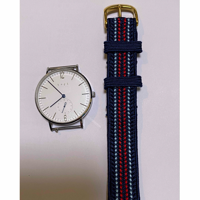 KNOT(ノット)のKnot クラシック スモールセコンド シルバー ＆ ホワイト 腕時計 日本製  レディースのファッション小物(腕時計)の商品写真