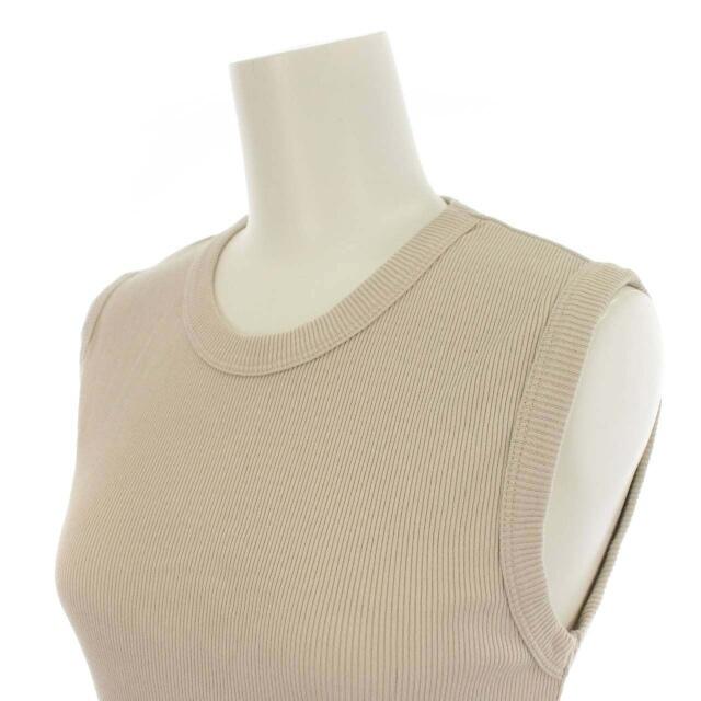 DEUXIEME CLASSE(ドゥーズィエムクラス)のドゥーズィエムクラス 20SS sleeveless ノースリーブ ベージュ レディースのトップス(カットソー(半袖/袖なし))の商品写真