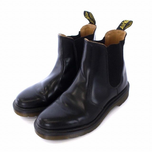 Dr.Martens(ドクターマーチン)のドクターマーチン チェルシーブーツ サイドゴアショートブーツ レザー UK5 黒 レディースの靴/シューズ(ブーツ)の商品写真