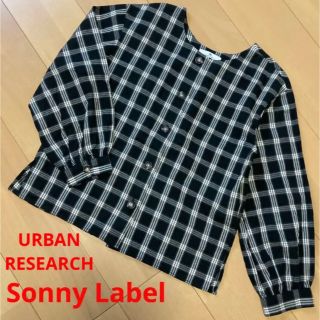 サニーレーベル(Sonny Label)のアーバンリサーチ Sonny Label 長袖 カットソー チェック(カットソー(長袖/七分))