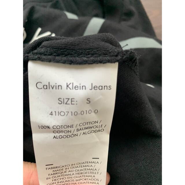 Calvin Klein(カルバンクライン)のCalvin Klein Jeans LOGO Tシャツ ブラック メンズのトップス(Tシャツ/カットソー(半袖/袖なし))の商品写真