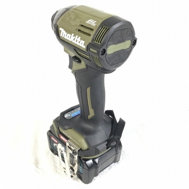 ☆未使用品☆makita マキタ 40Vmax 充電式インパクトドライバ TD002GRDXO オリーブ バッテリー2個(36V 2.5Ah) 充電器 ケース付 61727