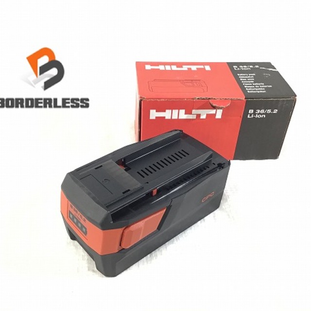 ☆未使用☆ HILTI ヒルティ CPC搭載 36V 5.2Ah 純正 リチウムイオン