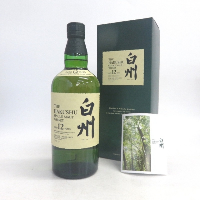 ★大阪府配送限定 未開封★サントリーSuntory【サントリー】 白州 12年 シングルモルト 700ml 冊子付 箱付商品詳細