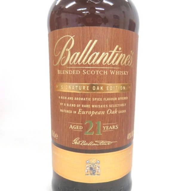 未開封☆Ballantine's【バランタイン】 21年 シグネチャーオーク