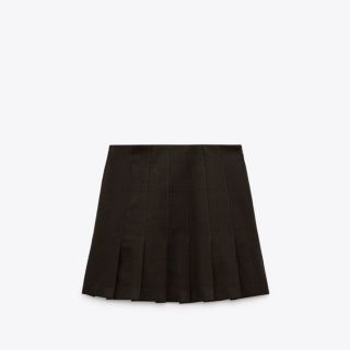 ザラ(ZARA)のボックスプリーツミニスカート(ミニスカート)