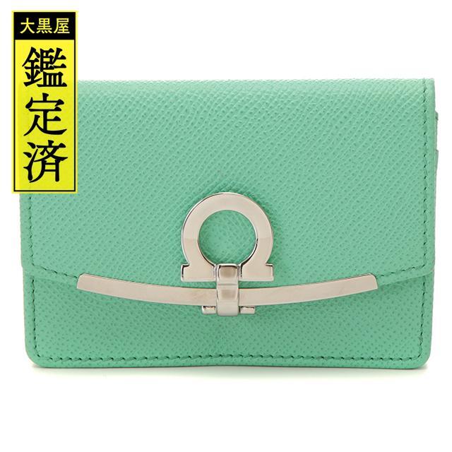 Salvatore Ferragamo - サルヴァトーレ・フェラガモ　ガンチーノクリップカードケース【460】