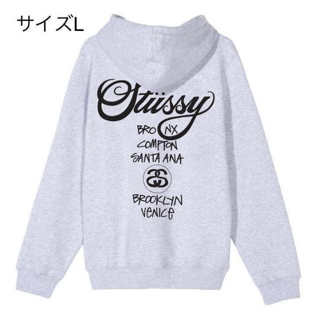 大人気　STUSSY　スウェットパーカー