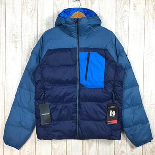 ミレー(MILLET)のMENs L  ミレー エイト セブン ダウン ジャケット 8 SEVEN DOWN JACKET 700FP 撥水ダウン フーディ MILLET MIV7981 8613 SAPHAIR / INDIAN ブルー系(その他)