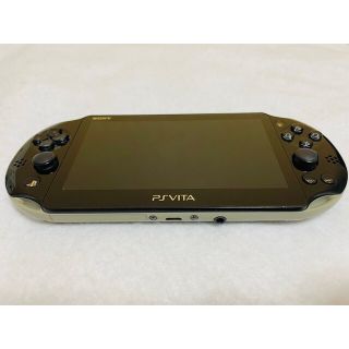 プレイステーションヴィータ(PlayStation Vita)のPSVita PCH-2000ZA16  カーキブラック本体 動作確認済み(家庭用ゲーム機本体)