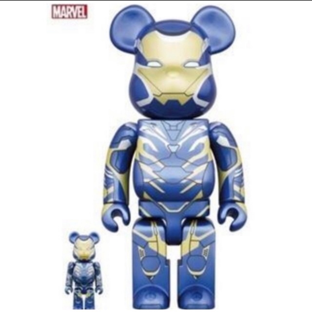 BE@RBRICK IRON MAN RESCUE SUIT 100％&400％ エンタメ/ホビーのフィギュア(その他)の商品写真