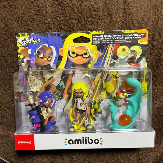 amiibo トリプルセット インクリングイエロー オクトリングブルー コジャケ アミーボ トリプルセット インクリング イエロー オクトリング ブルー コジャケ