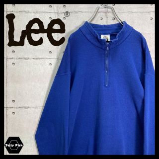 Lee   希少s Lee/リー ハーフジップ スウェット USA製 XL