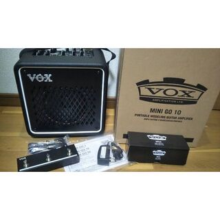 ヴォックス(VOX)のほぼ新品 VOX MINI GO 10 + VFS3 フットスイッチ付(ギターアンプ)