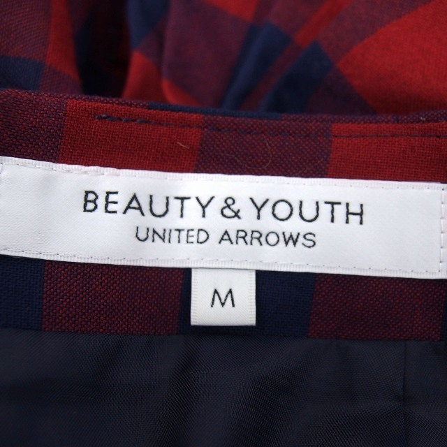 BEAUTY&YOUTH UNITED ARROWS(ビューティアンドユースユナイテッドアローズ)のB&Y ユナイテッドアローズ ビューティー&ユース スカート 台形 ミニ ひざ上 レディースのスカート(ミニスカート)の商品写真