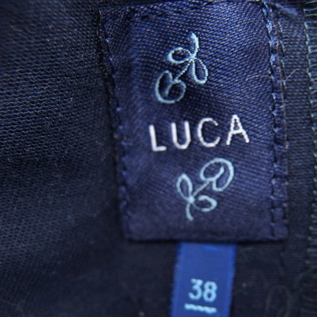 LUCA(ルカ)のルカ LUCA ガウチョ パンツ ワイド クロップド コットン 綿 ジップフライ レディースのパンツ(その他)の商品写真