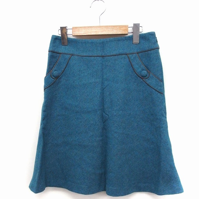 MINIMUM(ミニマム)のミニマム MINIMUM フレアスカート ひざ丈 アンゴラ混 ウール 2  レディースのスカート(ひざ丈スカート)の商品写真