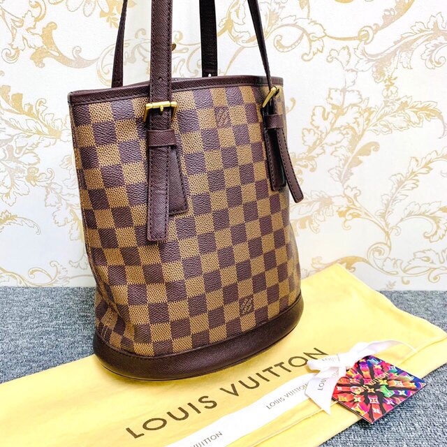 美品♦︎正規品】ルイヴィトン マレトートバッグ ダミエショルダーバッグ-
