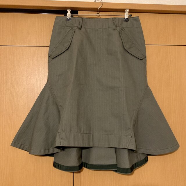 sacai(サカイ)の【未使用】sacai luck ミリタリースカート レディースのスカート(ひざ丈スカート)の商品写真