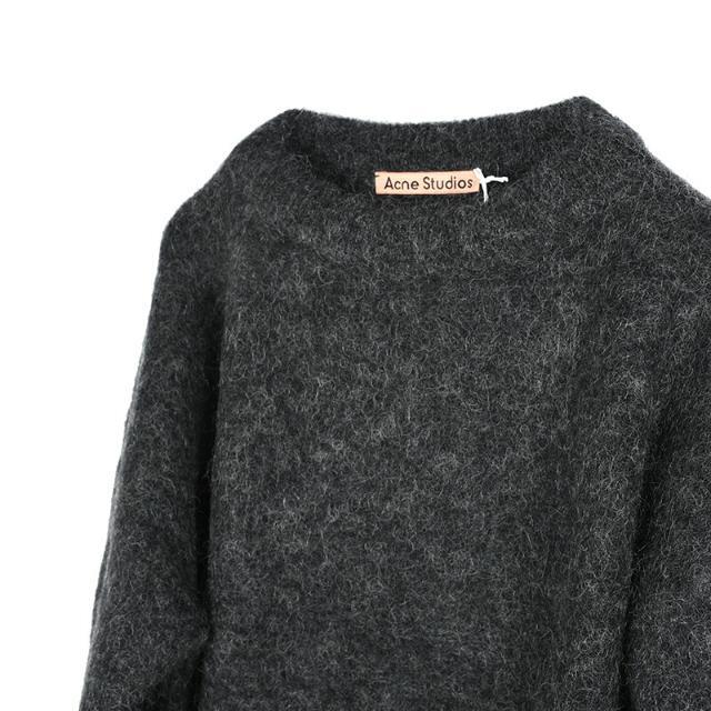 Acne Studios アクネ ストゥディオズ ダークグレーニット イタリア正規品 新品 A60384 AA2102 FN-WN-KNIT000513 ダークグレー