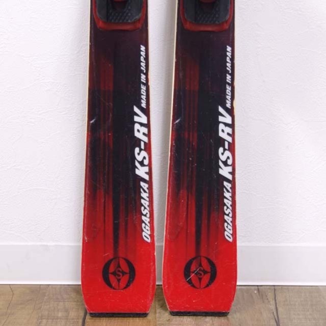 オガサカ OGASAKA スキー KS-RV 155 cm ビンディング TYROLIA 12Pro スキー ゲレンデ アウトドア 重量実測:2900g(ビンディング含む1本)