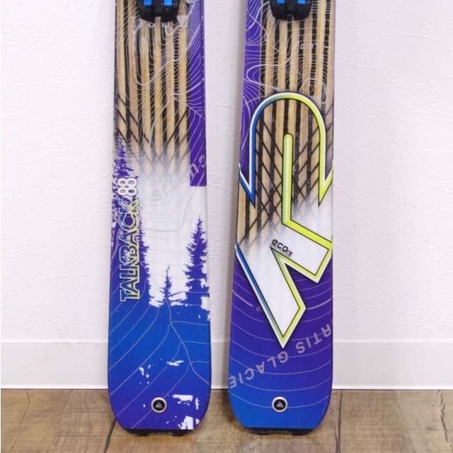 K2(ケーツー)のケーツー K2 山スキー トークバック TALKBACK88 167 cm ビンディング MARKER TOUR F12 BC バックカントリー スキー アウトドア 重量実測：2340g（ビンディング含む1本) スポーツ/アウトドアのスキー(板)の商品写真