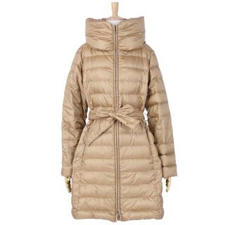 マックスマーラ(Max Mara)の美品 マックスマーラ Max Mara WEEKEND コート ダウンコート ベルト付き 無地 アウター レディース JI42 USA8 GB10(L相当) ベージュ(その他)