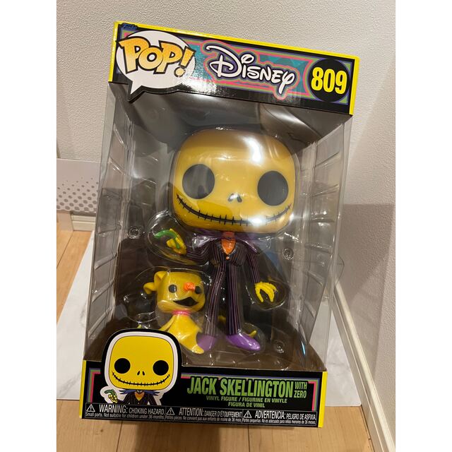 Disney(ディズニー)のFUNKO POP ナイトメアビフォアクリスマス　ジャック　ブラックライト版 エンタメ/ホビーのフィギュア(アニメ/ゲーム)の商品写真