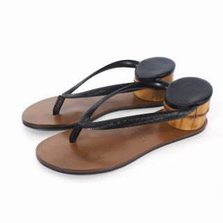 マルニ MARNI 20SS レザートング バンブーサンダル 40(25cm) - agedor.ma