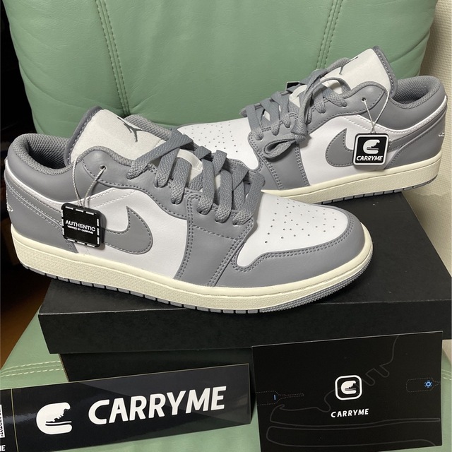 新品未使用 NIKE AIR JORDAN 1 LOW Vintage Grey