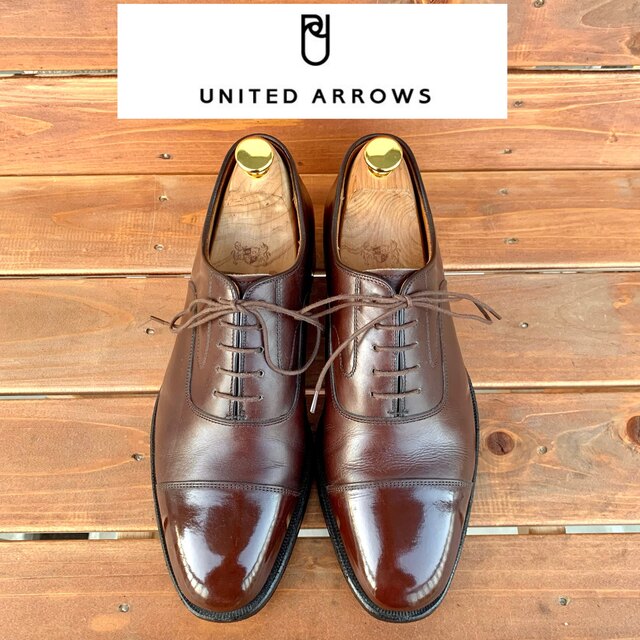 ドレス/ビジネス【美品】《UNITED ARROWS》キャップトゥ　UK7