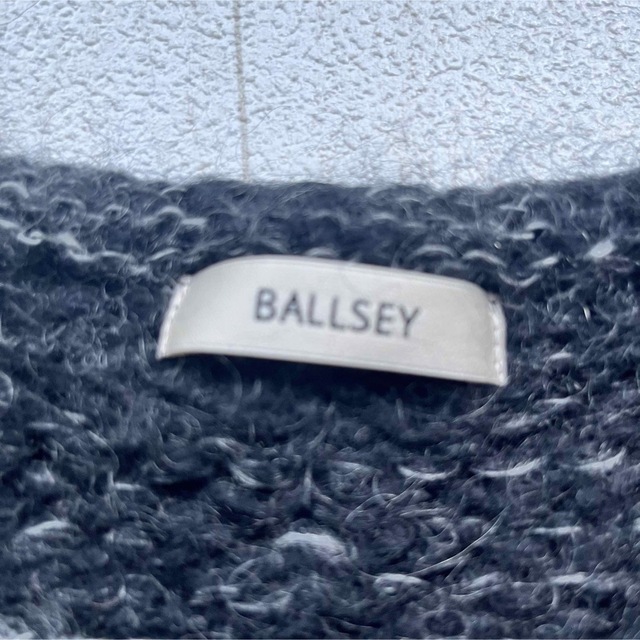 Ballsey(ボールジィ)のBALLSEY｜ボールジィ　モヘア混ロールネックニット　セーター　グレー　38 レディースのトップス(ニット/セーター)の商品写真