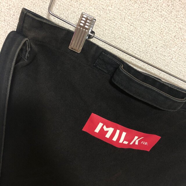 MILKFED.(ミルクフェド)のミルクフェド ショルダーバッグ トートバッグ 黒 ブラック milkfed. レディースのバッグ(トートバッグ)の商品写真