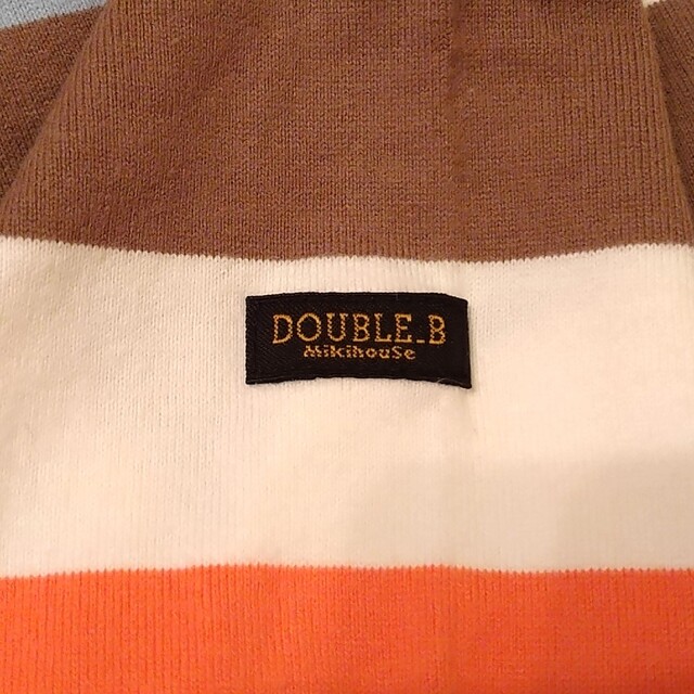 DOUBLE.B(ダブルビー)のDOUBLE.B☆マルチボーダー•カットソー キッズ/ベビー/マタニティのキッズ服男の子用(90cm~)(Tシャツ/カットソー)の商品写真