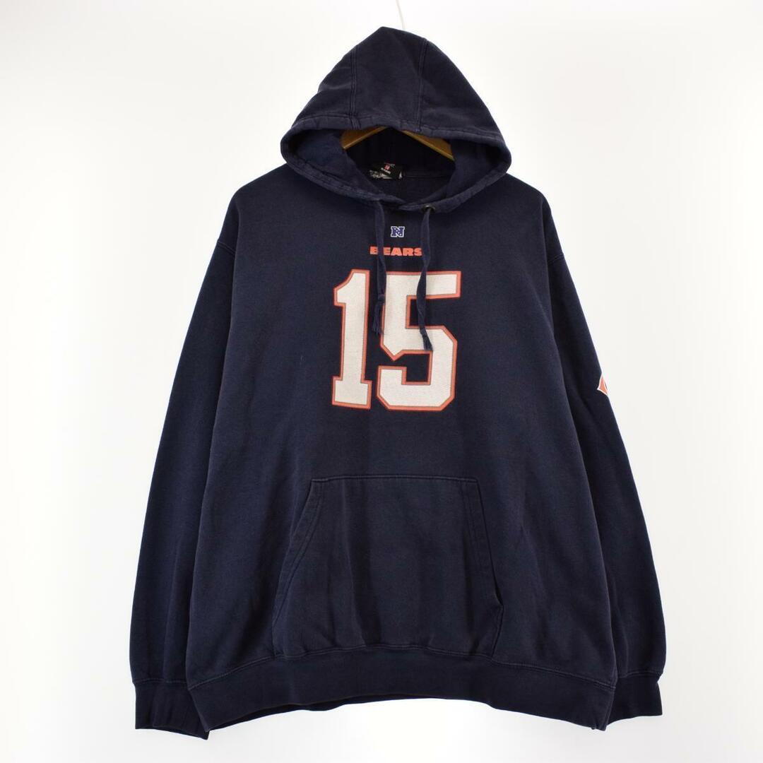 NFL NFL Chicago Bears シカゴベアーズ 両面プリント スウェットプルオーバーパーカー メンズXL /eaa289593