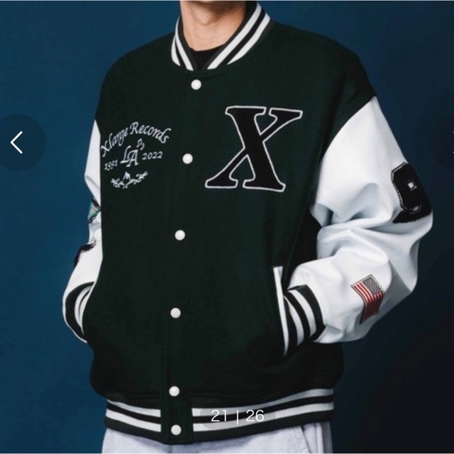 XLARGE - XLARGEエクストララージ OG VARSITY JACKET スタジャンの通販